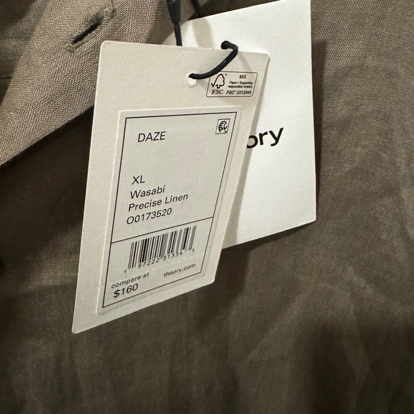 Theory short sleeve Button up shirt - Picture 3 of 4